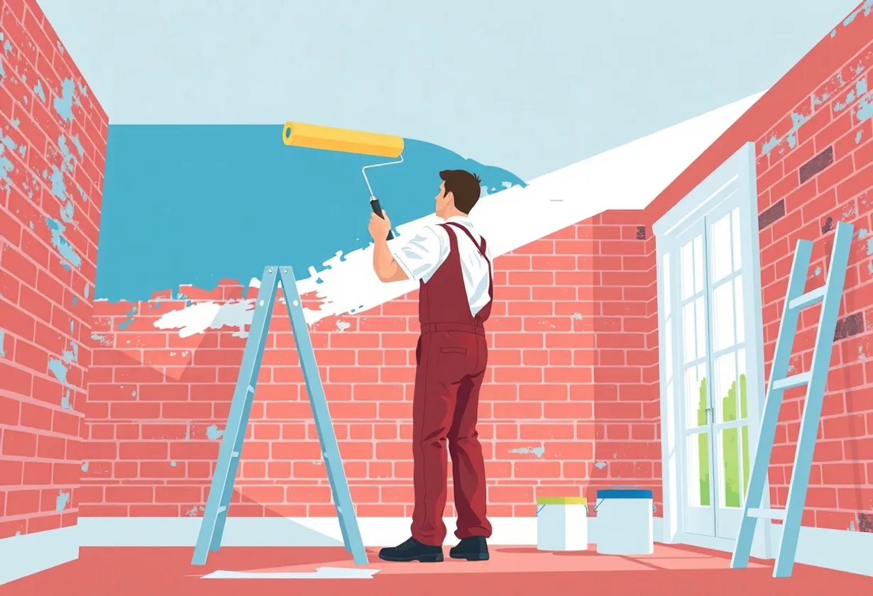 Peintre Saverne 67700 en intervention sur un chantier